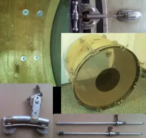 50's-60's slingerland bass drum pics