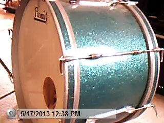 1963 Premier 54 outfit Aquamarine sparkle Drum show in Chi Town, To go or not to go