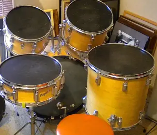 The sound of vintage drums