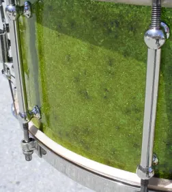 1932-35 Ludwig &amp; Ludwig 6.5x14 Green Sparkle Standard Model