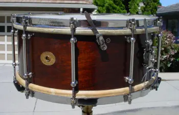 1929 Ludwig &amp; Ludwig 6.5x15 mahogany Standard-Sensitive Model
