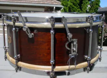 1929 Ludwig &amp; Ludwig 6.5x15 mahogany Standard-Sensitive Model