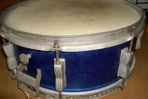 60's ludwig blue sparkle snare
