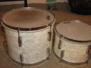 gretsch 40's 3ply WMP toms, 12 and 14, broadkaster lugs - what would u offer?
