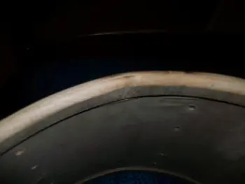 Funny spot on bearing edge