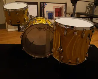 3pc Vintage Gretsch drums - 12/16/20 all original - complete -CLEAN