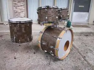 Circa 1976/77 Slingerland Brown Aztec 5 PC Set - What to do?