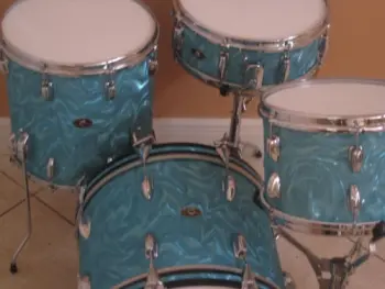 1960's Slingerland JAZZ/BOP set with 18&quot; BASS DRUM ~WORLDWIDE SHIPPING!
