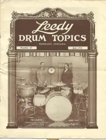 Leedy Drum Topics July 1930 #20