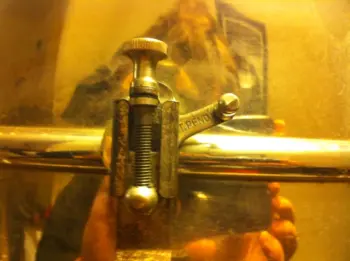 1918-1941 Ludwig Metal Snare with P-338 Strainer Dating Based On Catalogues.