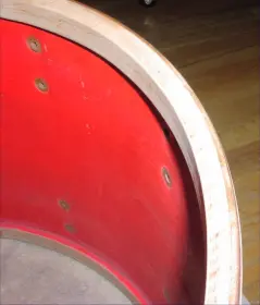 Seems to me that this 1969 Ludwig set went cheap