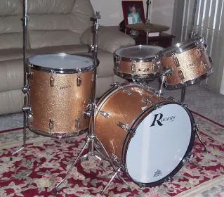 Vintage Rogers Kit W/matching Powertone Snare