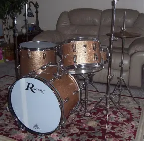 Vintage Rogers Kit W/matching Powertone Snare
