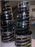 1976 ludwig vistalite octa-plus10 piece drumset