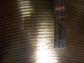 Zildjian USA Avedis Stamp Info