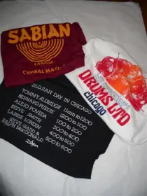nos vintage drum tshirts