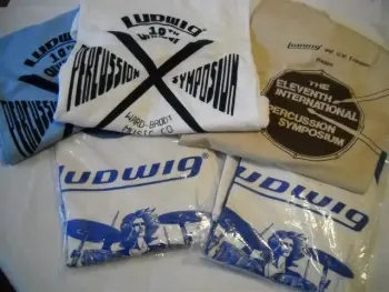 nos vintage drum tshirts