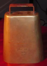 For Sale: Vintage Ludwig Goldtone Cowbell With Mount