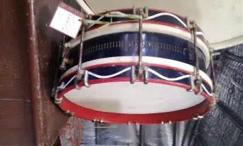 old marching drum?