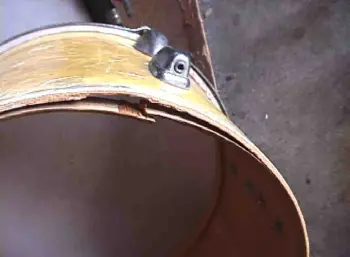Broken ring repair, Pearl 12&quot; tom