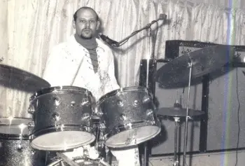 Pictures Of Vintage Drummers and Their Drums From The Way Back Machine