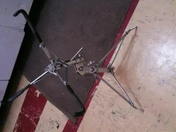 yamaha and sonor snare stands. mij strainer. ludwig 20&quot; head. ALICE COOPER!!!