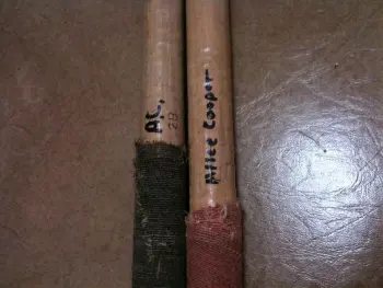 yamaha and sonor snare stands. mij strainer. ludwig 20&quot; head. ALICE COOPER!!!