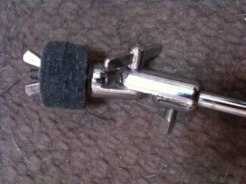 vintage cymbal arm for bass drum $20