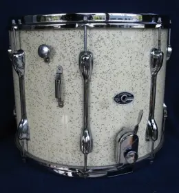 Slingerland Snare, Sparkling White Pearl,12X15