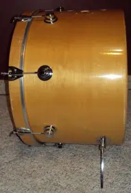 LA Camco single headed bass drum