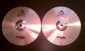 Paiste 802 13&quot; hi hats and 14&quot; crash