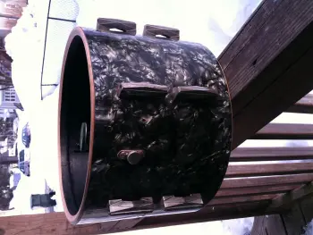 2 old walberg and auge toms 13&quot; and 14&quot;