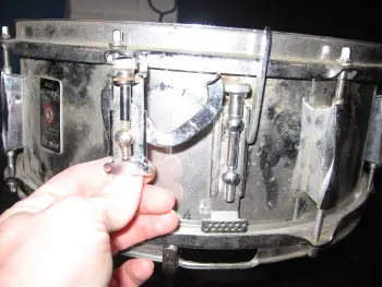 my olympic snare...before and after