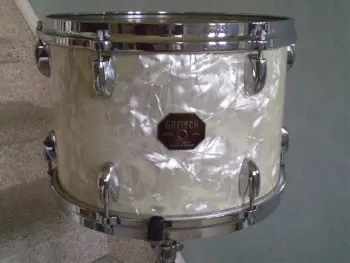 Vintage Gretsch 13&quot; X 9&quot; White Pearl Tom  SSB#1