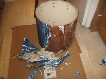 Removing wrap