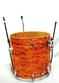 Pearl 60's Tiger Stripe floor tom on....