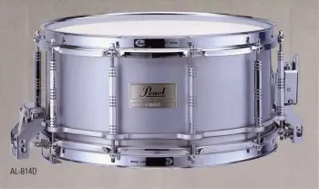 Pearl free-floating snare drums.