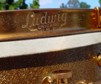 1926-27 Ludwig &amp; Ludwig 5x14 Ludwigold/brass Standard Model