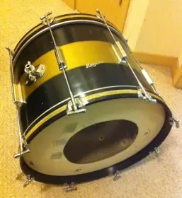 Early Rogers Tower 14x20 Black/Gold Duco