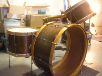Levon Helm inspired wooden kit
