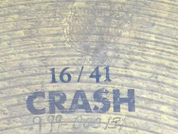 Hey Cymbal Experts - Vintage Cymbal Quiz, (various ID/Value Questions)