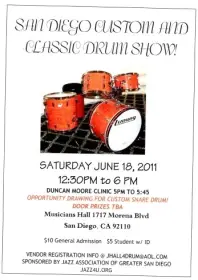 San Diego Custom &amp; Classic Drum Show
