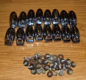 16 gretsch RB small tom lugs, complete w/ springs, screws and inserts, $65 shipped!!!