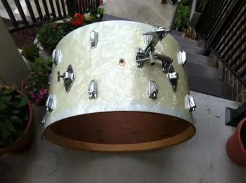 WFL White Marine Pearl Floor Tom or Shell (Player)