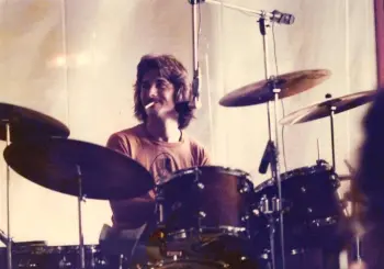 Pictures Of Vintage Drummers and Their Drums From The Way Back Machine