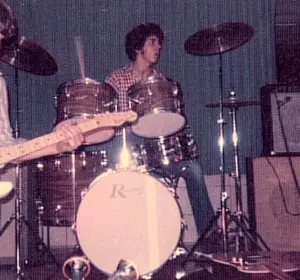 Pictures Of Vintage Drummers and Their Drums From The Way Back Machine