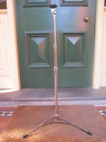 can anyone identify these single braced, flat base cymbal stands?