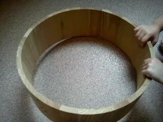 my very first drum...finally under way!