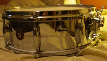 Gretsch 4160 round badge COB snare, 8 lug, MICROSENSITIVE throw,INCREDIBLE CONDITION