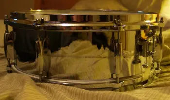 Gretsch 4160 round badge COB snare, 8 lug, MICROSENSITIVE throw,INCREDIBLE CONDITION